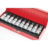 10-part Profi 1/2 "TORX Socket set