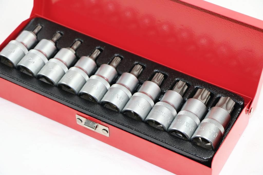 10 Delige Profi 1/2" TORX Doppenset