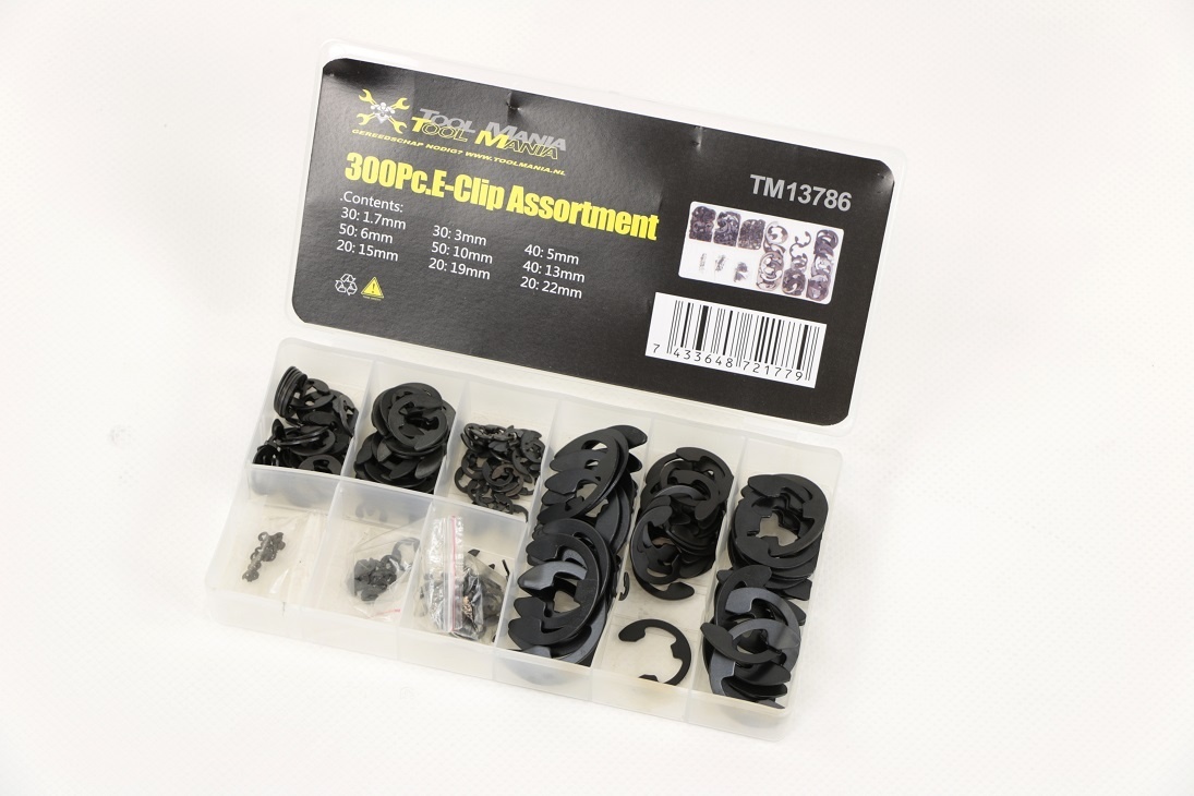 TM 300 Piece E-Clip Assortment