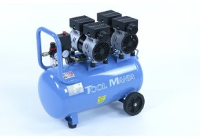 50 Liter Professional Low Noise Compressor 1.5HP 230v