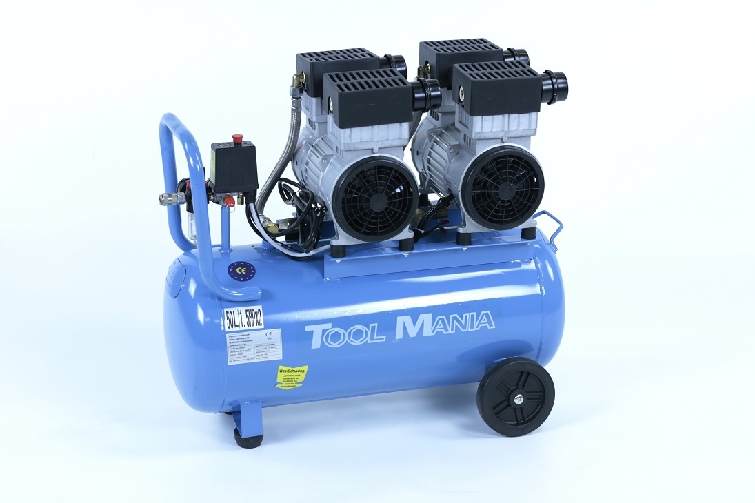 documentaire Kaliber Uitdrukkelijk TM 50 Liter Professional Low Noise Compressor 3HP 230v - ToolMania