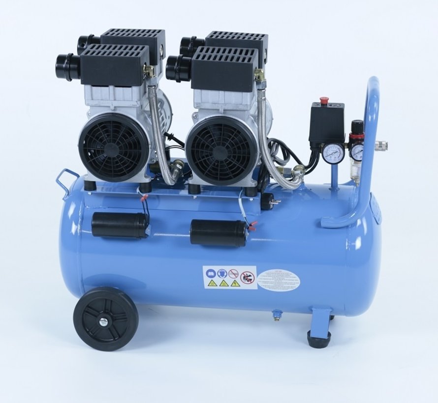 50 Liter Professional Low Noise Compressor 3HP 230v