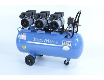 TM 100 Liter Professional Low Noise Compressor 2,25HP 230v