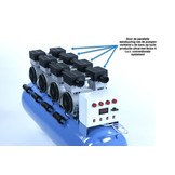 TM 200 Liter Professionele Low Noise Compressor 6 HP 230v
