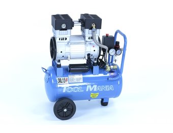 TM 30 Liter Professional Low Noise Compressor 1,5HP 230v