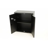 Modular Hanging tool cabinet with BLACK doors