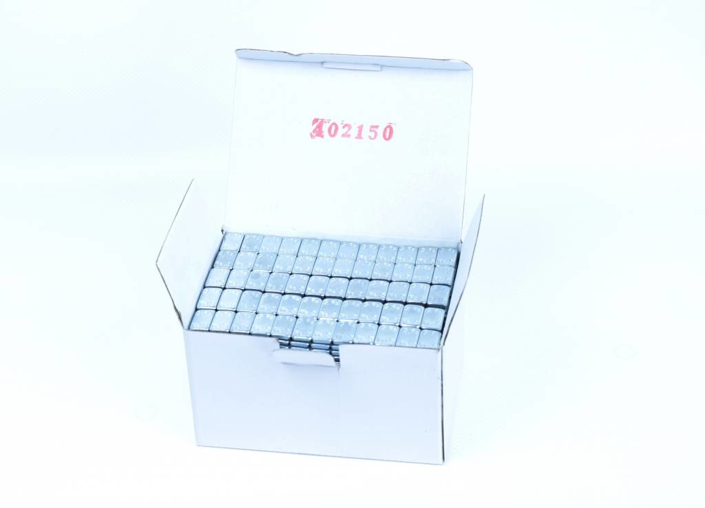 100 pieces of adhesive weight 12x5 grams of gray coating