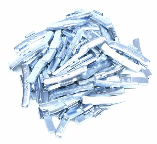 TM 50 stuks Fe wielgewicht zink voor stalen velgen 40 gram