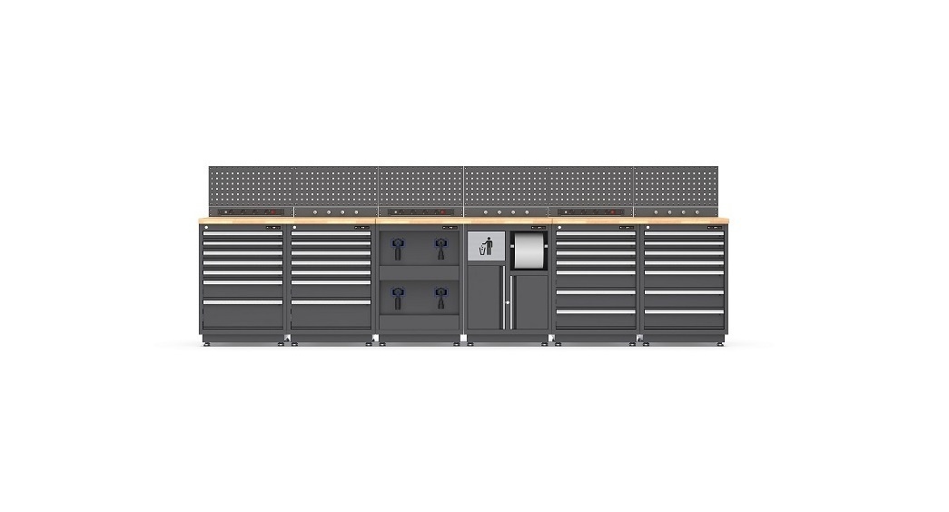TM STAND ALONE Modular workshop system 28 parts