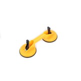 TM Glasdrager , Zuignap met 2 koppen 2x 118mm,  70 Kg