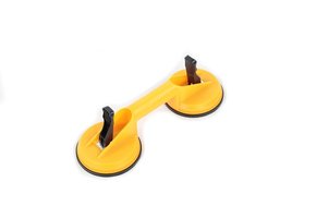 TM Glasdrager , Zuignap met 2 koppen 2x 118mm,  70 Kg