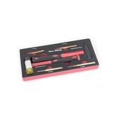 TM 6 Delige Hamerset met doorslag foam carbon look inlay