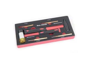TM 6 Delige Hamerset met doorslag  foam carbon look inlay