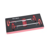 TM 4 Delige T-Greep Dopsleutel foam carbon look inlay