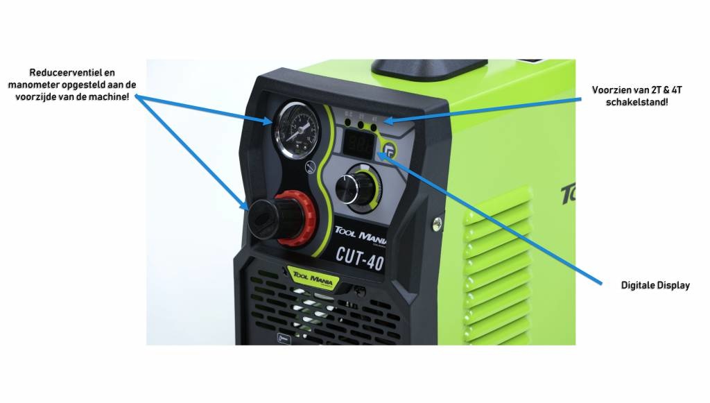TM CUT 40 Plasma Cutter with Digital Display and IGBT Technology