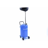 TM Olie opvangsysteem , Olie opvangwagen , Olie opvangapparaat met Stalen bak Blauw