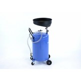 TM Olie opvangsysteem , Olie opvangwagen , Olie opvangapparaat met Stalen bak Blauw