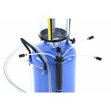 TM Oil collection system / Oil Extractor with Steel tray - BLUE