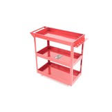 TM 3 Layer Universal Mobile Tool Trolley, Detailing Trolley - RED