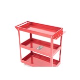 TM 3 Layer Universal Mobile Tool Trolley, Detailing Trolley - RED