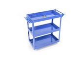 TM 3 Layer Universal Mobile Tool Trolley, Detailing Trolley - BLUE