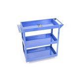 TM 3 Layer Universal Mobile Tool Trolley, Detailing Trolley - BLUE