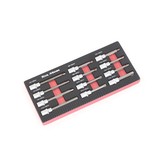 TM 12 Delige Rib , Inbus , Torx 1/2 doppenset foam carbon look inlay