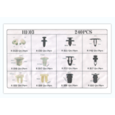 TM 240 Piece Assortment of trim clips for TOYOTA , HONDA , SUZUKIA