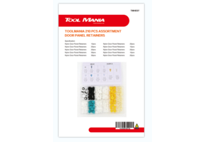 TM 210 Piece Assortment trim clips for BMW , BENZ , AUDI , JEEP