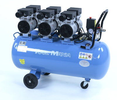 TM 100 Liter Professional Low Noise Compressor 3HP 230v