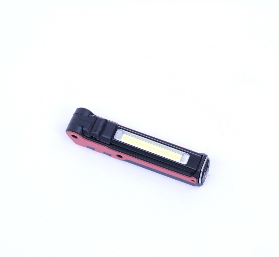 Profi Faltbare und wiederaufladbare extra schmale LED Taschenlampe / Looplampe