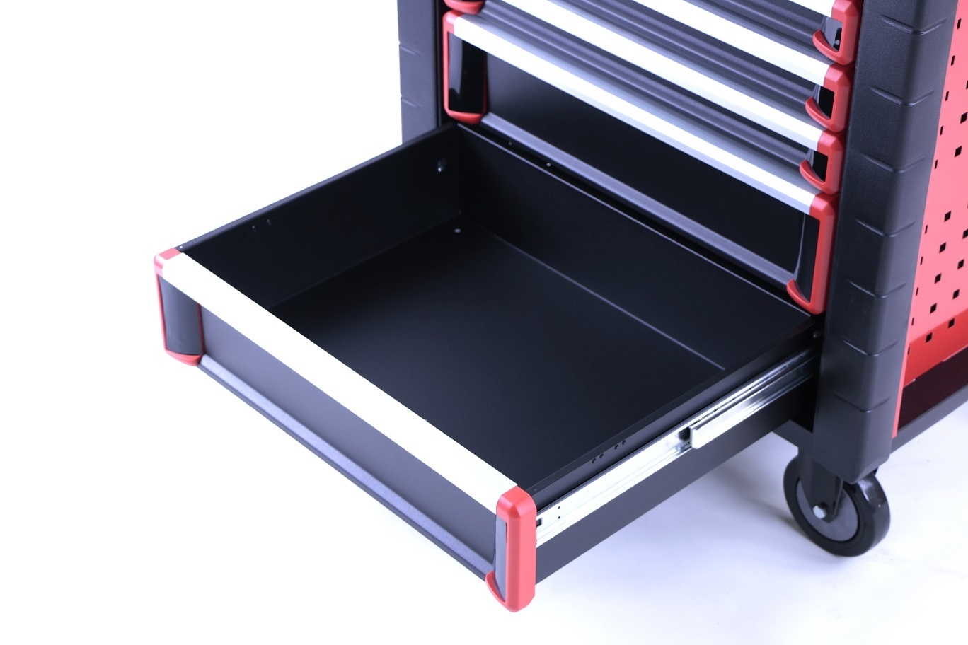 TM 8 Laden premium Gereedschapswagen ZWART/Rood