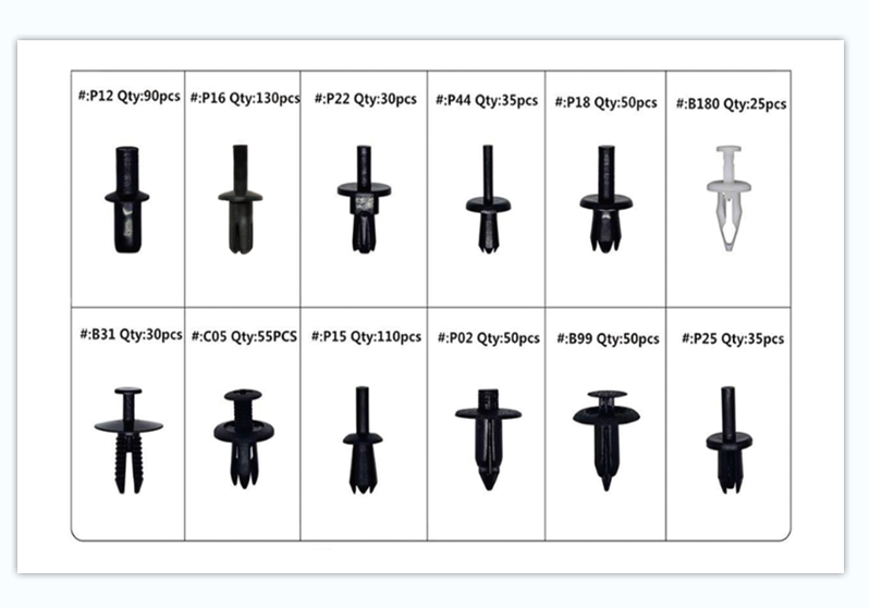TM 690 Piece Assortment upholstery clips for VW , BMW , VOLVO