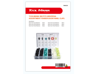 TM 360 Delige Assortiment bekleding Clips  MIX