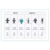 TM 330 Delige Assortiment bekleding Clips  MIX