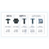 TM 60 Delige Assortiment carrosserie clips, Schroeven voor VW , AUDI