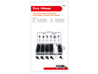 TM 100 Delige Assortiment bekleding Clips  MIX