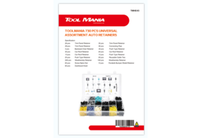 TM 730 Delige Assortiment bekleding Clips  MIX