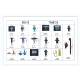 TM 730 Delige Assortiment bekleding Clips  MIX