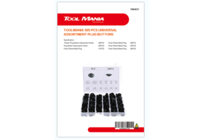 TM 305 Delige Assortiment Bekleding Clips  MIX Afdekdop