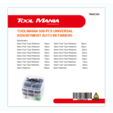 TM 350 Delige Assortiment Bekleding Clips  MIX