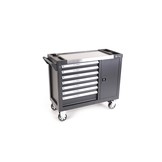 TM 274 Delige XL Premium Gevulde gereedschapswagen Met Deur en Carbon Inlays