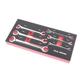 TM 6 Piece Open Ring Wrench Set for Brake Lines foam carbon look inlay
