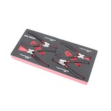 TM 4 Delige Zegeringtangenset in foam carbon look inlay