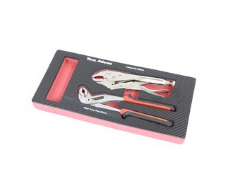 TM 2 Piece Pliers, Locking Pliers foam carbon look inlay