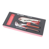 TM 2 Piece Pliers, Locking Pliers foam carbon look inlay