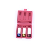 TM 3 Piece Long Power Socket Set with Plastic Protection Sleeves