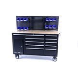 TM 158 cm 10 Laden Werkbank met Deur en Achterwand
