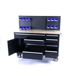 TM 158 cm 10 Laden Werkbank met Deur en Achterwand