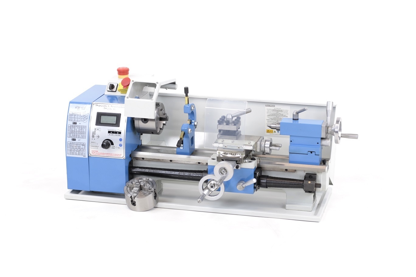 TM 210 x 400 Vario Metaaldraaibank met Digitaal Display Compleet